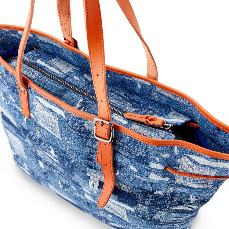 BORO denim tote bag L B240002