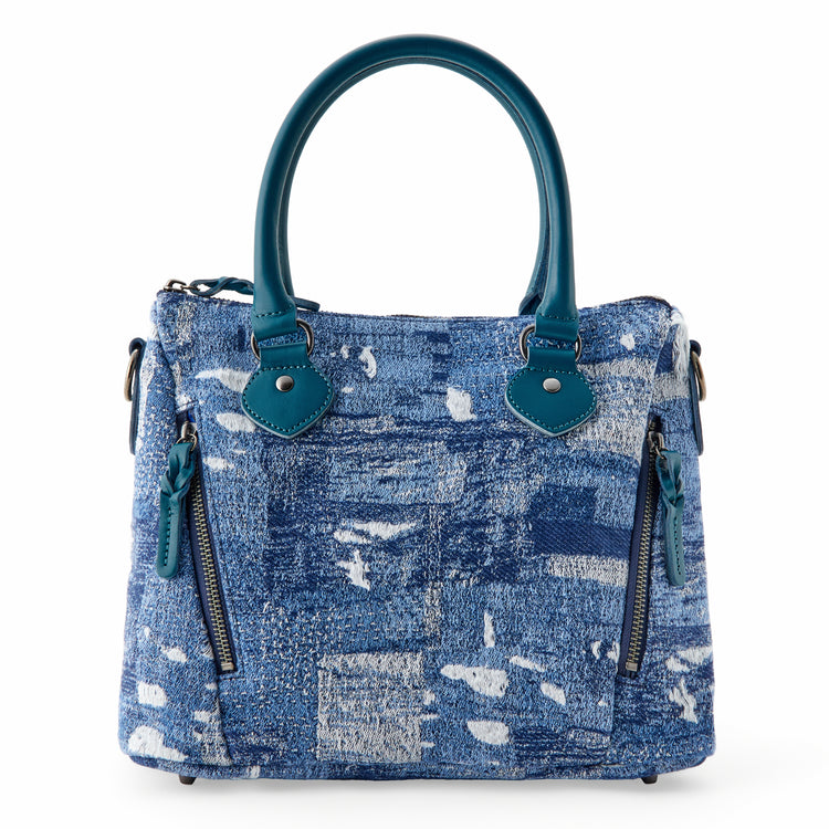 BORO denim mini Boston bag B240004