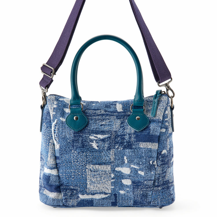 BORO denim mini Boston bag B240004