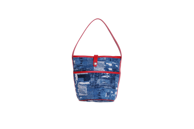 BORO denim bucket tote B240008