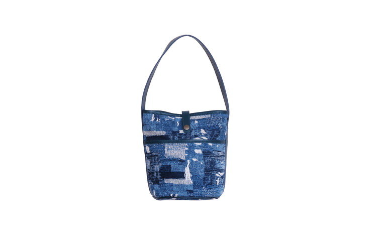 BORO denim bucket tote B240008