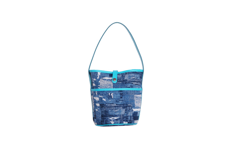 BORO denim bucket tote B240008
