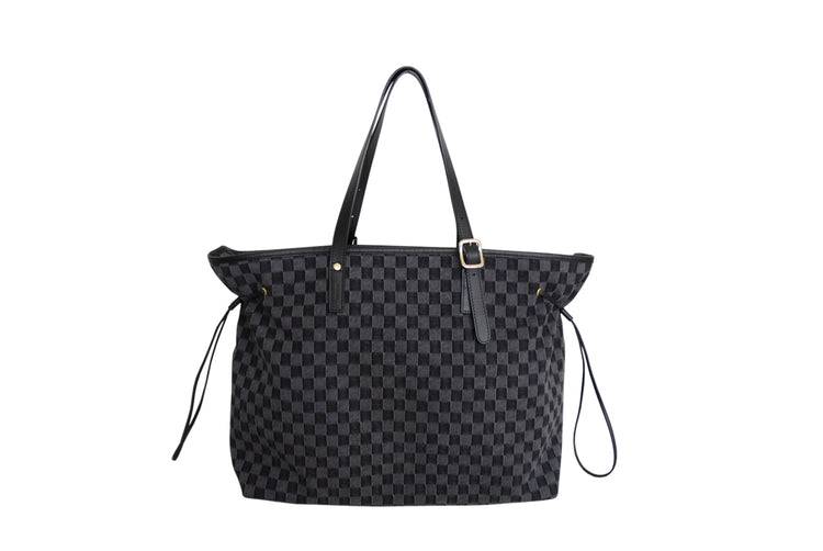 トートバッグL - Black denim 2502073