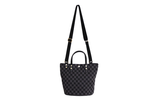 トートポシェット - Black denim 2502075