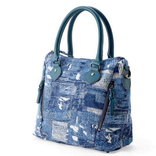 BORO denim mini Boston bag B240004
