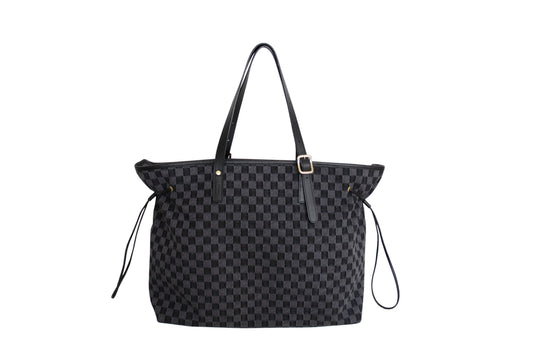 トートバッグL - Black denim 2502073